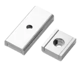 Vernikkelde Neodymium Rechthoekige Potmagneet – Boorgat